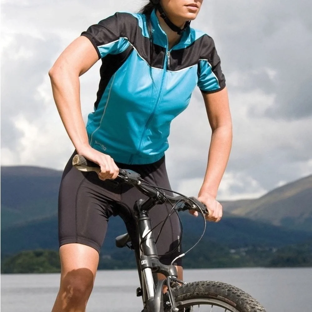 Spiro Bikewear Full Zip Top S188M Men’s S Blue/Black - Picture 2 of 4